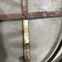 Antique Flat Sewer Rods 