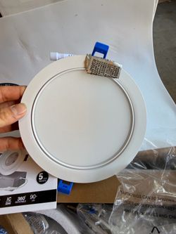 12 pack of 6” LED recessed adjustable/swivel lights