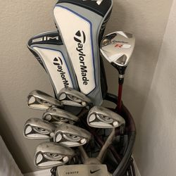 TAYLORMADE R11/R7/R9 Complete Golf Club Set Woods Irons Putter Driver (No Bag)