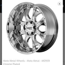 2 Moto Metal Wheels