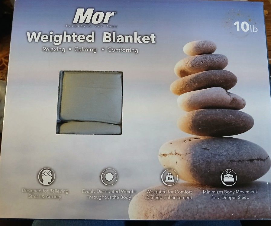Mor 10lb Weighted Blanket New In Box
