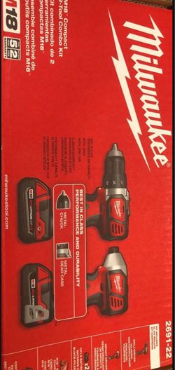 Milwaukee M18 Compact  2-tool Combo Kit