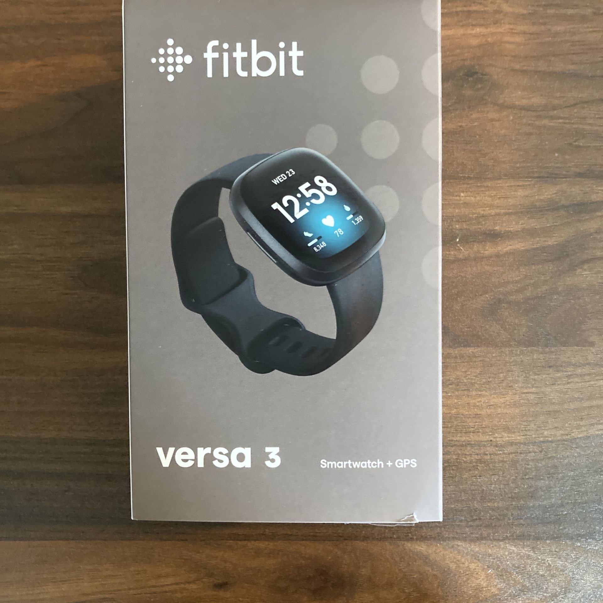Fitbit Versa 3  (Black)