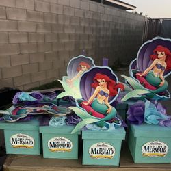 Little Mermaid Centerpieces 