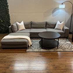 Joybird Modular Sectional in Heather Gray