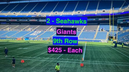 Seahawks Giants Tickets