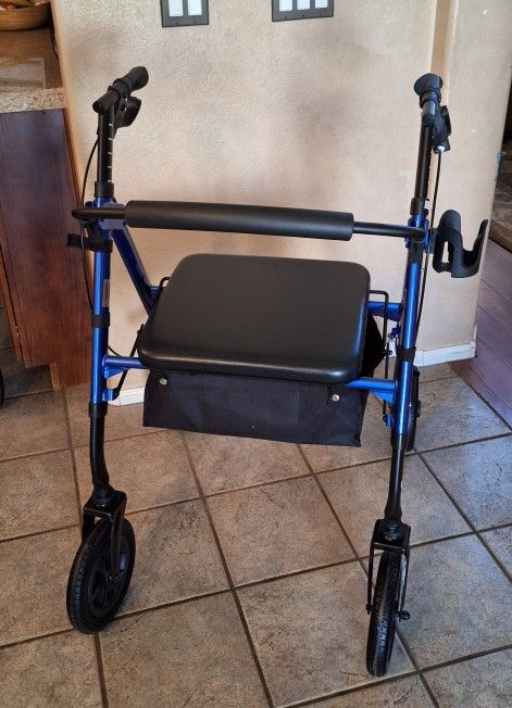 Heavy Duty Aluminum Rollator Walker