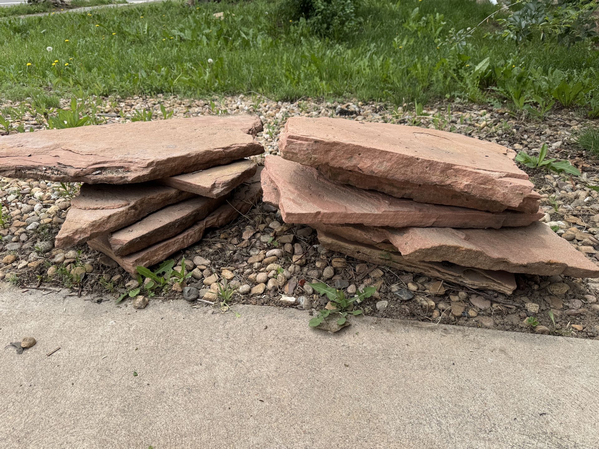 11 Large Natural Stone Pathway Steps