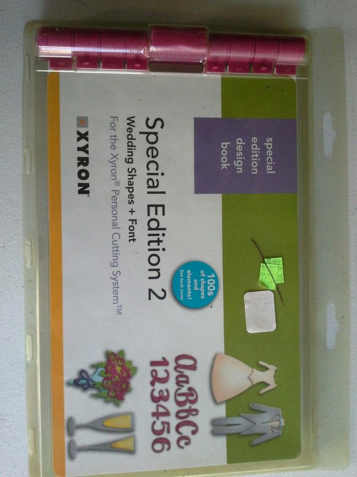 Xyron special edition 2 wedding shapes