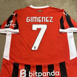 2024/25 A.C. Milan ‘Santiago Gimenez #7’ Soccer Jersey
