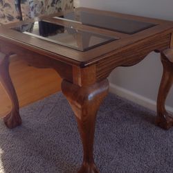 2 End Tables 24" X 26" X 21" High And The Coffee Table Is 26" X 52" X 16" High