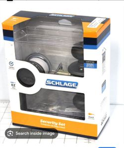 Schlage door knob with deadbolt