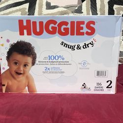 Huggies Size 2 Diapers 