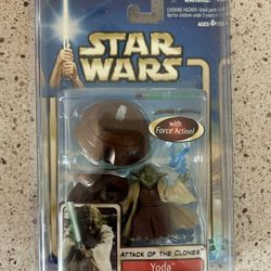Star Wars AOTC Yoda Jedi Master 3.75”