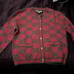 Pink and green women’s Gucci Cardigan