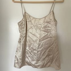Elie Tahari Champagne Silk Satin Cami 