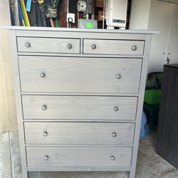 Hemnes Grey Dresser $250