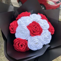 Red And White Bouquet 