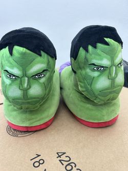 Incredible Hulk slippers - Great Condition Size M/Lg