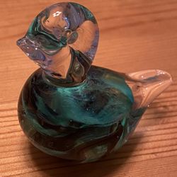 Tiny Glass Paperweight 