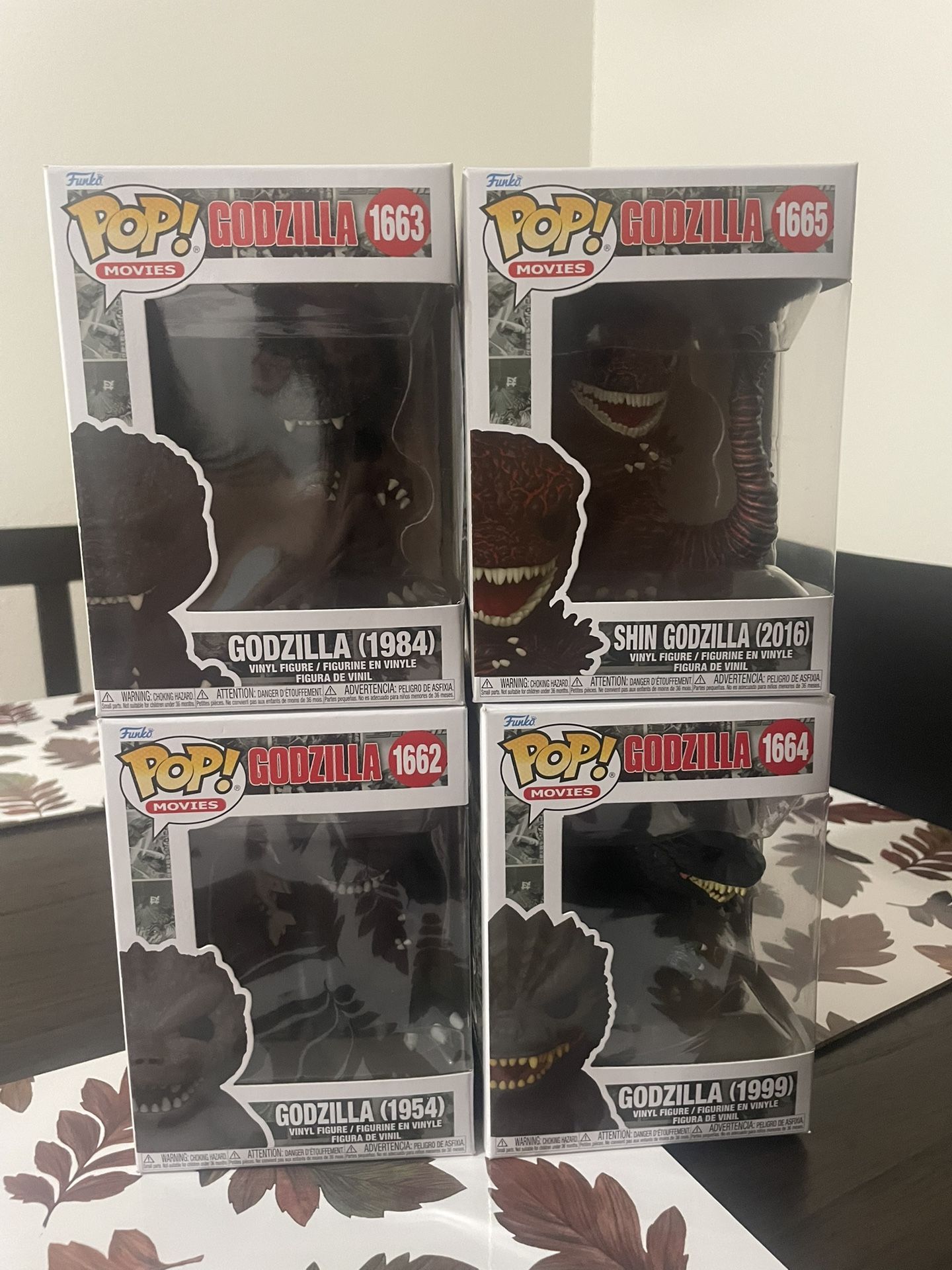 Godzilla Funkos 