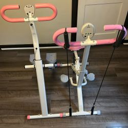     2-in-1 Home Gym: Squat Machine + Stair Stepper (Like New)