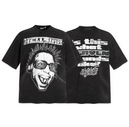 Hellstar Graphic T-Shirt Black Washed