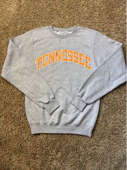 Vintage Champion Tennessee Volunteers Grey Crewneck Mens Size XS
