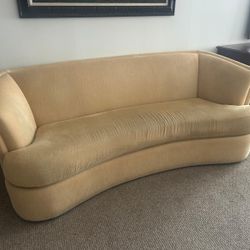 Vintage Curved Sofa