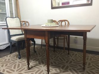 10 seater antique wood dining table