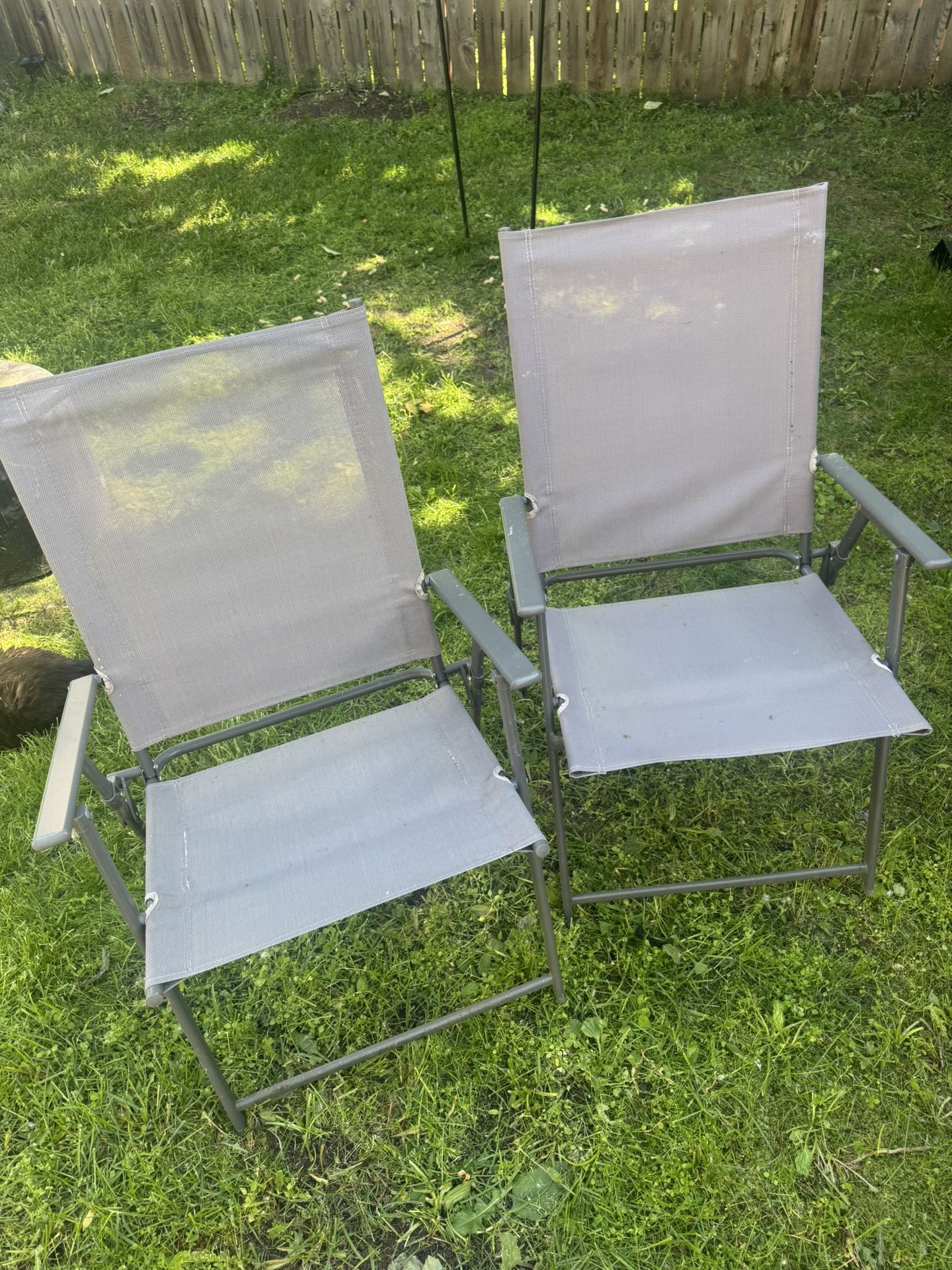 Folding Outdoor chairs (2)