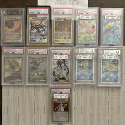 Pokémon cards slabs and sealed