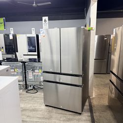 🔥SAMSUNG BESPOKE 29 CUBIC FT. FOUR DOOR MIDDLE DOOR CONVERTIBLE REFRIGERATOR WITH BEVERAGE CENTER AND ICE MAKER🔥