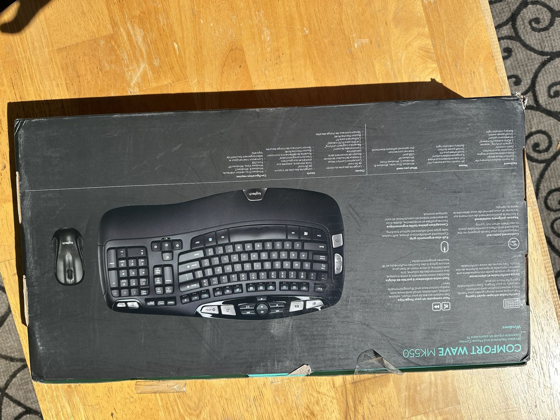 New Logitech Full Size Keyboard & Mouse