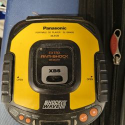 Panasonic Shockwave Portable CD Player, model SL-SW405.