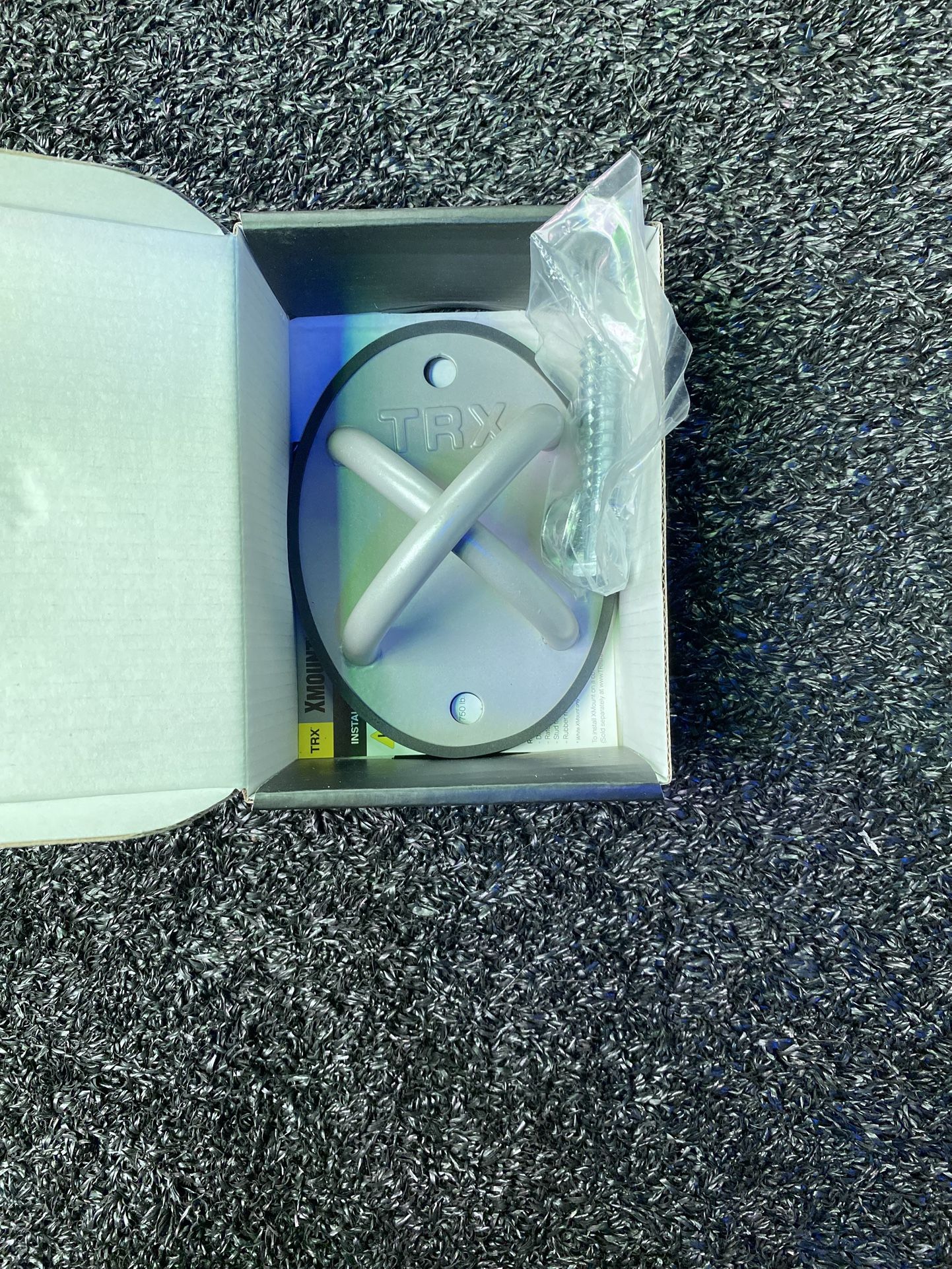 TRX X wall mount anchor in silver.