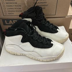 Retro Jordan 10 Boys Size 4.5Y. Used