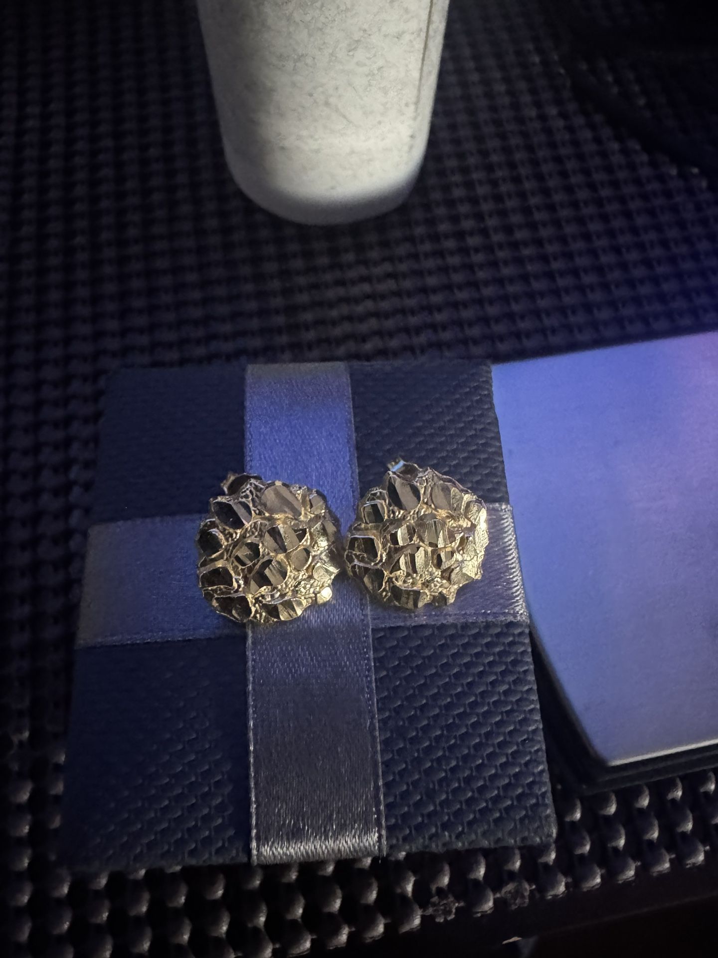 Gold Nugget Earrings