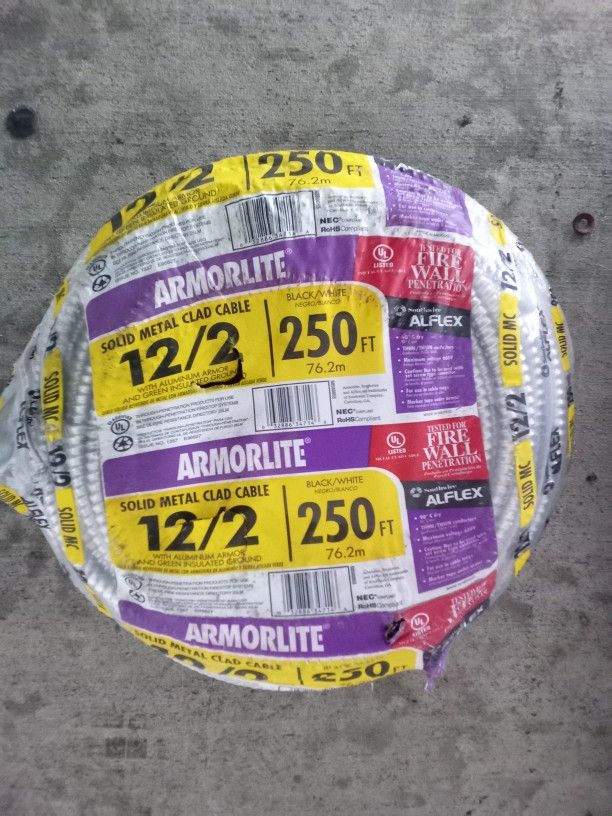 ROMEX 12/2 Armorlight 250ft. $120