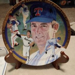 Nolan Ryan Collectors Plate 