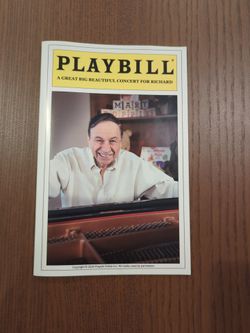 Playbill Disney Friends And Family Concert For Richard Sherman