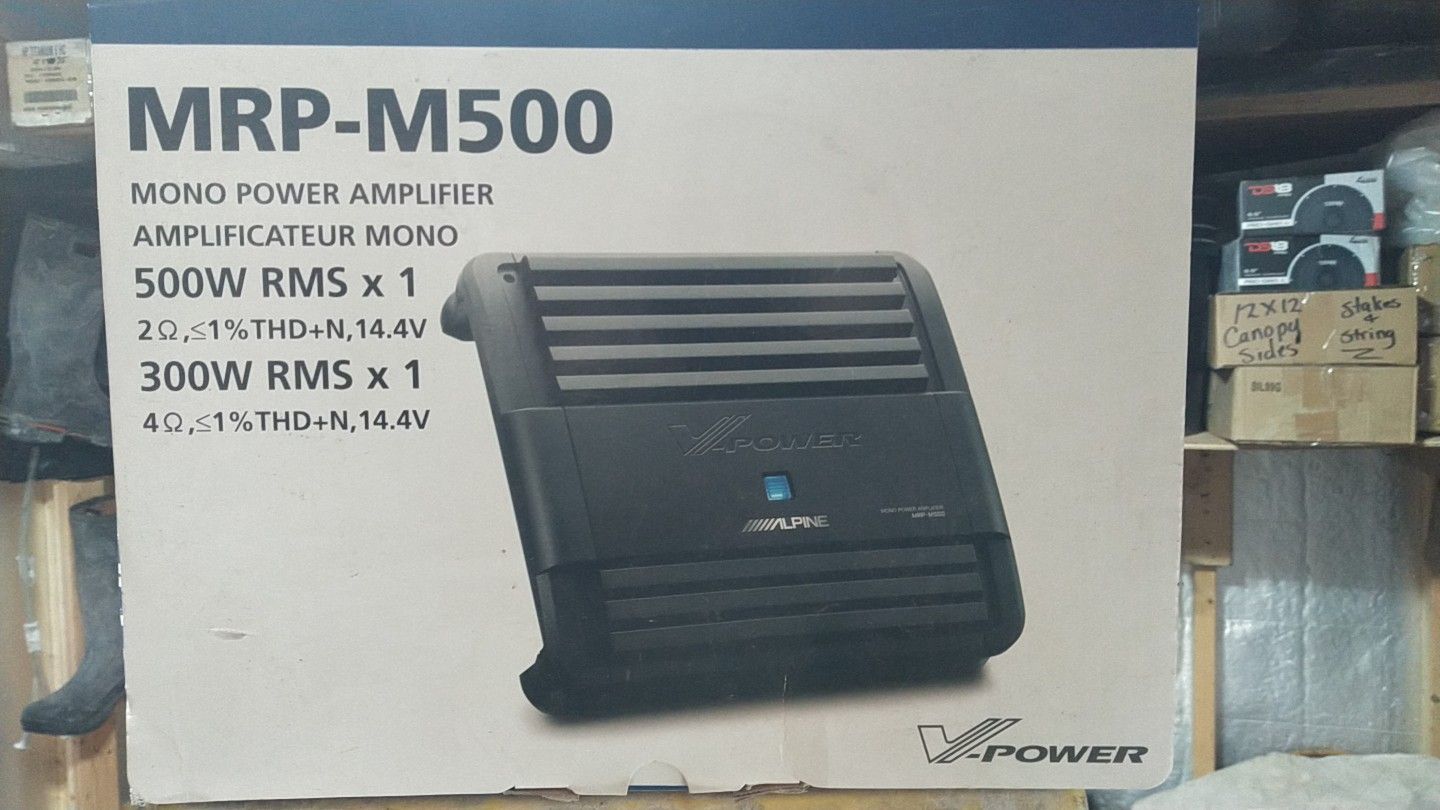 Alpine Amplifier