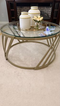 Coffee set table New glasses