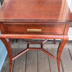Wooden brown Square End Table