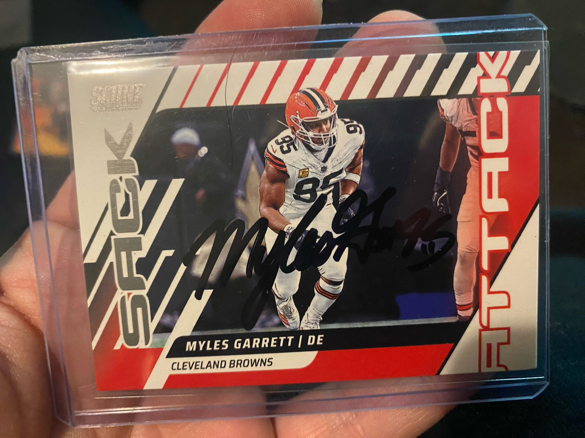 Myles Garrett Autograph Signed NFL Card Cleveland Browns