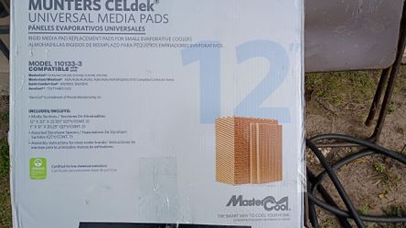 Evaporator cooler pads