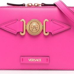Versace Pink Leather Camera bag