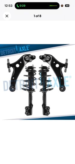 Front Struts Control Arms Kit for 2010-2013 Lexus RX350 RX450h Toyota Highlander