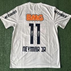 Vintage Nike Santos FC 2010/13 Neymar Jr. Home Soccer Football Jersey