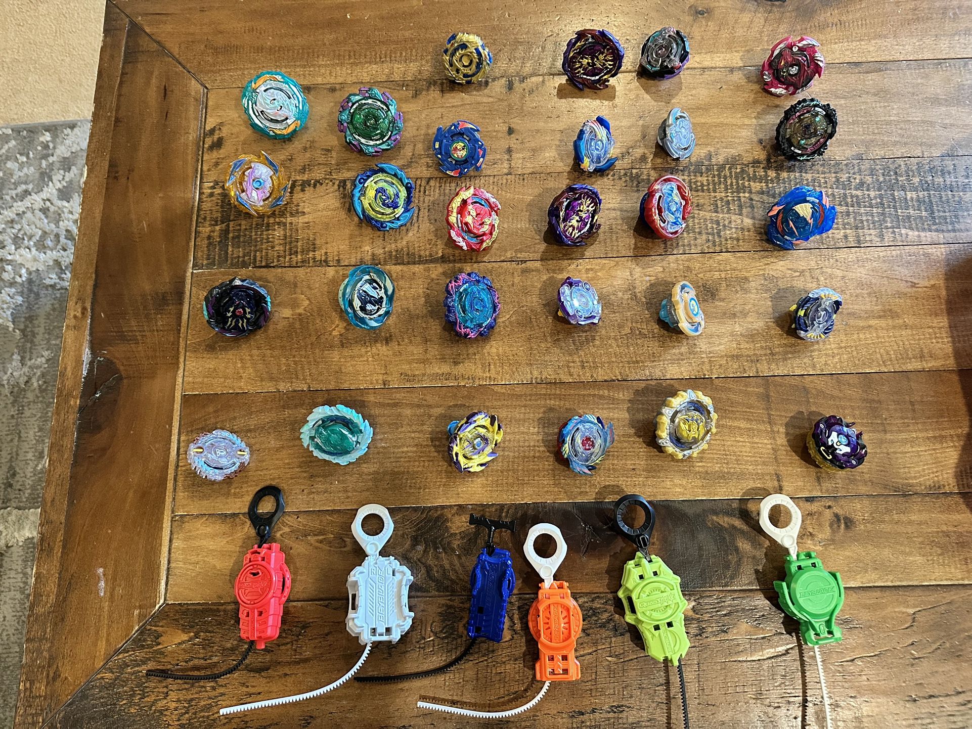 Beyblades, Launchers and Stadium
